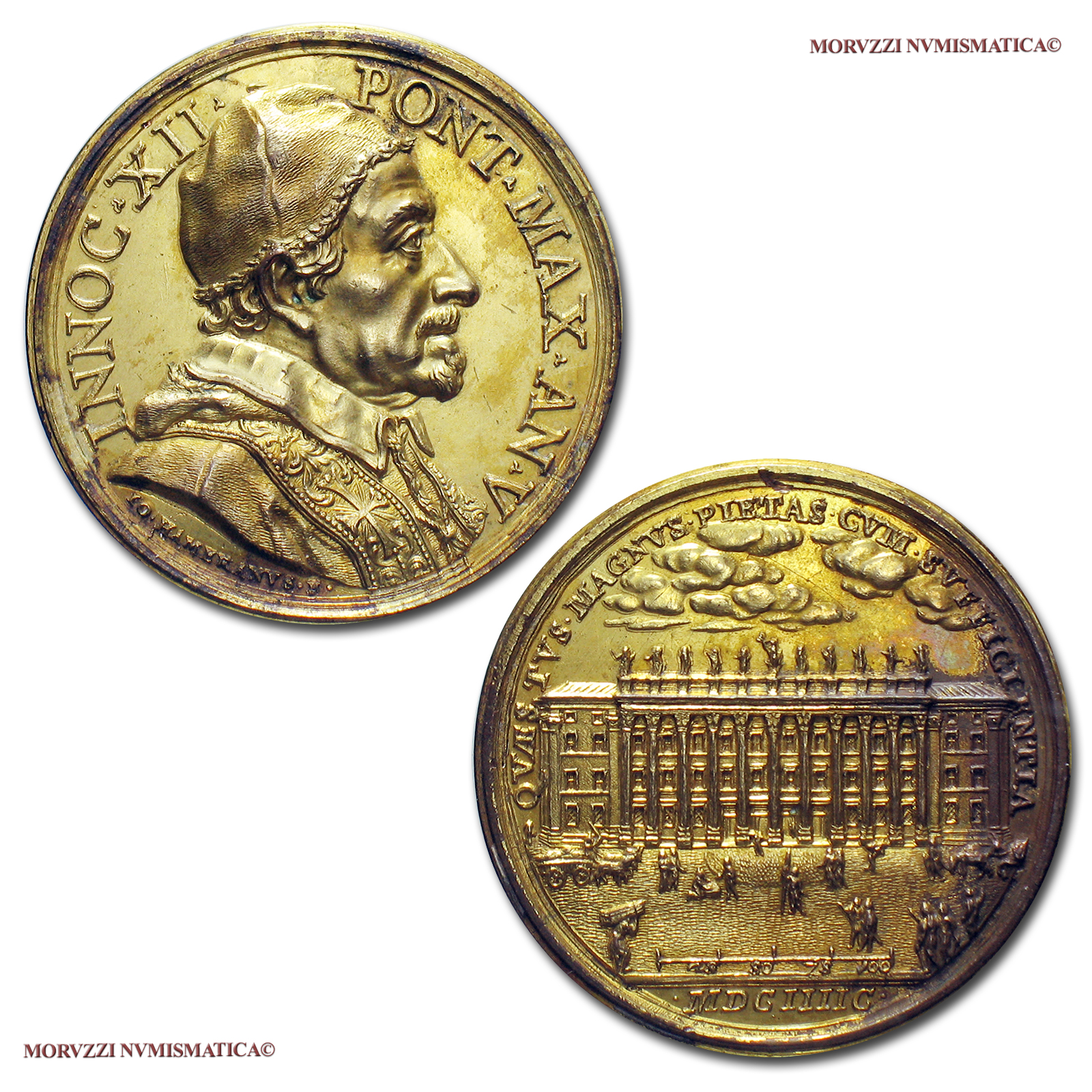 Stato Pontificio, INNOCENZO XII, Pignatelli, 1691-1700, MEDAGLIA, 1696 | Moruzzi Numismatica