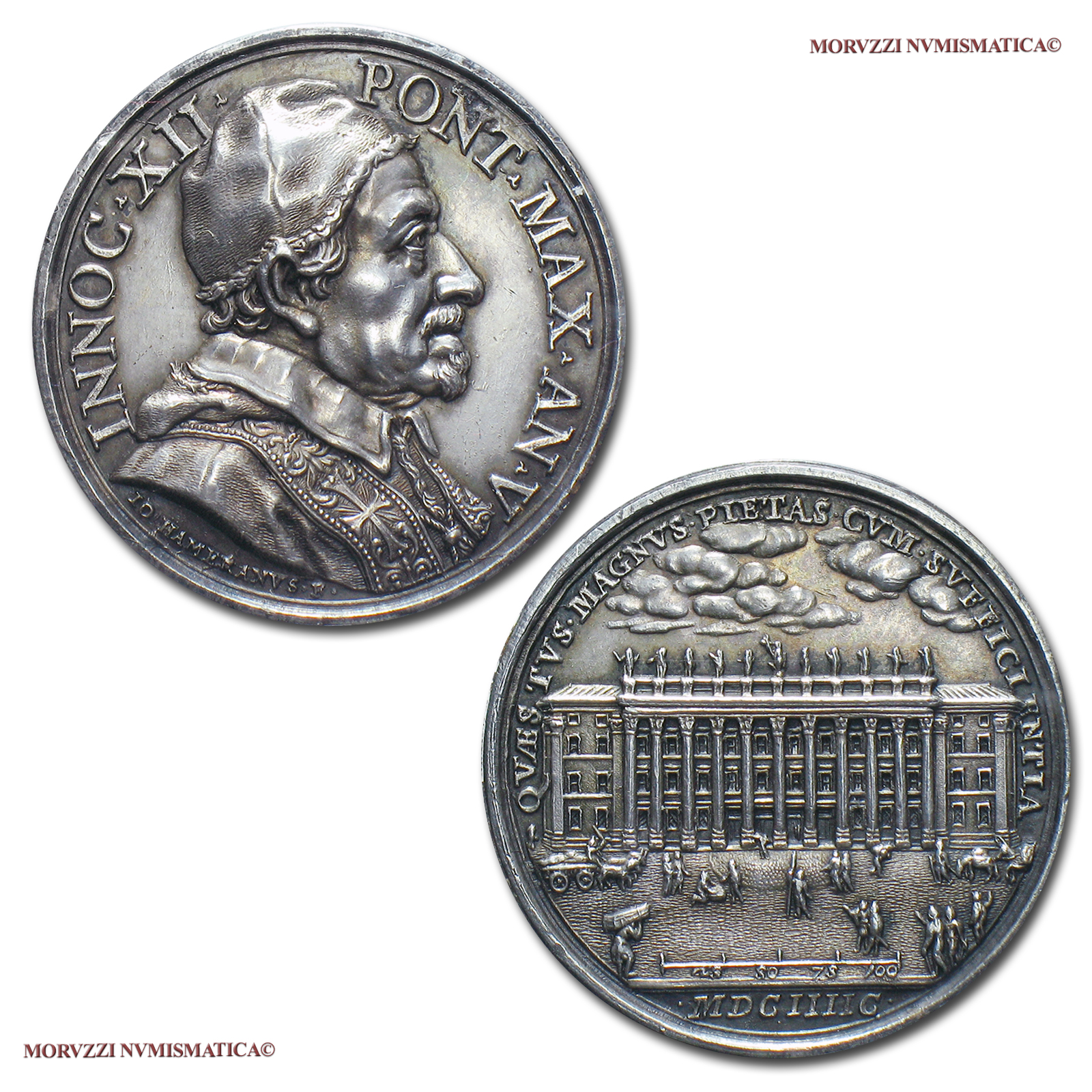 Stato Pontificio, INNOCENZO XII, 1691-1700, MEDAGLIA, 1696 | Moruzzi Numismatica