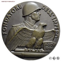 ムッソリーニ　メダル　イタリア　ファシスト　Medaglia Mussolini MUSSOLINI Benito - Medaglia CONI (1930s) - Auction IMPORTANT