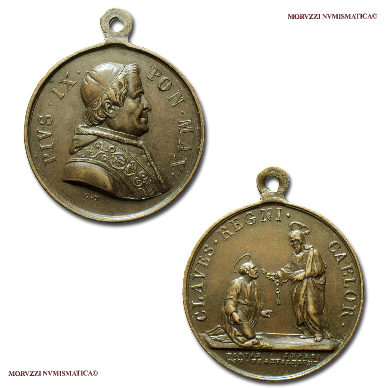 Stato Pontificio, PIO IX, MEDAGLIA IN BRONZO, 1846, Elezione al Pontificato, Opus Leopoldo Themmel, SPL, (R), (Bartolotti SD-1) / Pope Pius IX Mastai Ferretti BRONZE MEDALS (medaglie papali rare - medaglie pontificie annuali) | Moruzzi Numismatica