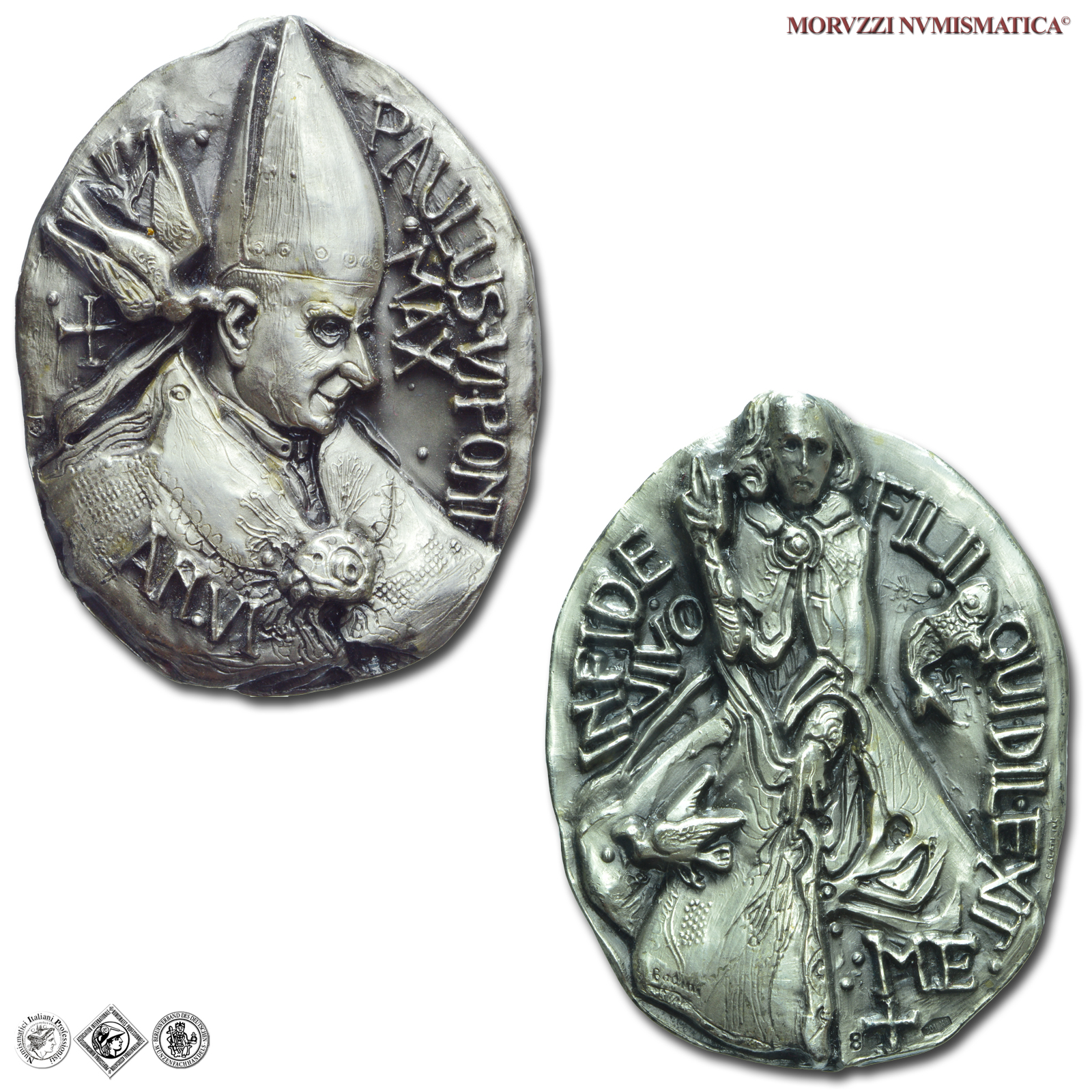 Città del Vaticano, PAOLO VI, Montini, MEDAGLIA ANNUALE IN ARGENTO, AN. VI 1968, Vocazioni sacerdotali, Opus Floriano Bodini, FDC, (Modesti 436) / medaglie papali d'argento (medaglie pontificie annuali da collezione) | Moruzzi Numismatica