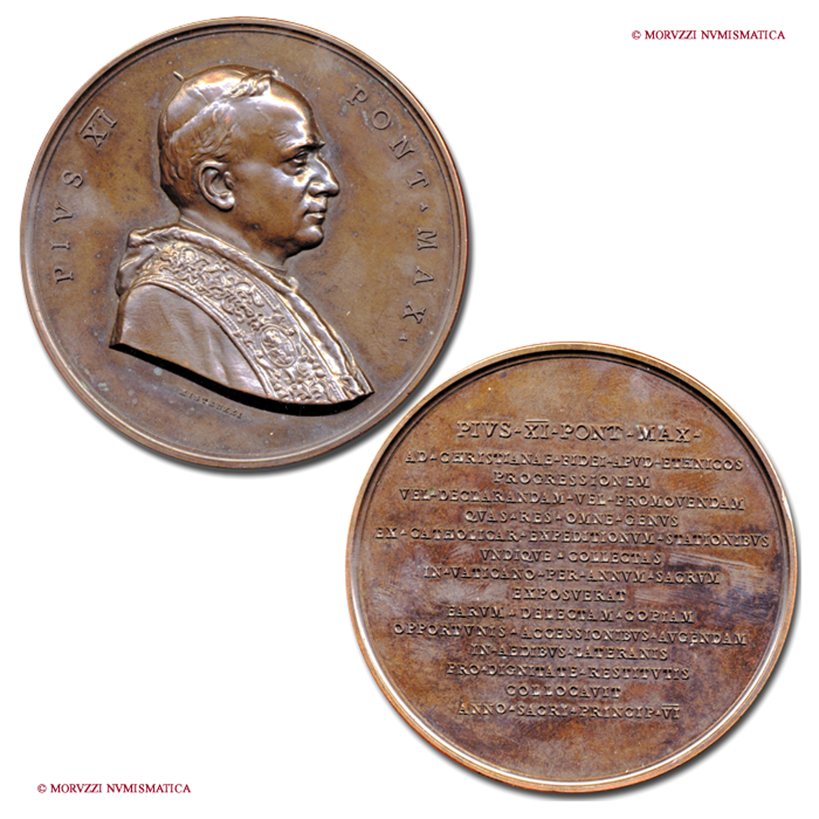 Città del Vaticano, PIO XI, Ratti, 1922-1939, MEDAGLIA, 1927 | Moruzzi Numismatica
