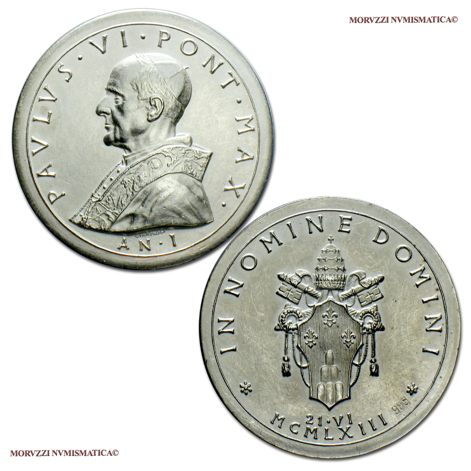 PAOLO VI, MEDAGLIA STRAORDINARIA, AN I | Moruzzi Numismatica
