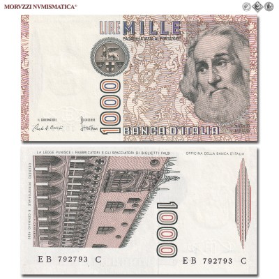 Repubblica Italiana, BANCA D'ITALIA, LIRE 1000, Marco Polo, 02.05.1983, Firme: Ciampi, Speziali, FDS, (Crapanzano 489) / banconote italiane (cartamoneta italiana da collezione - banconota da 1.000 lire) | Moruzzi Numismatica