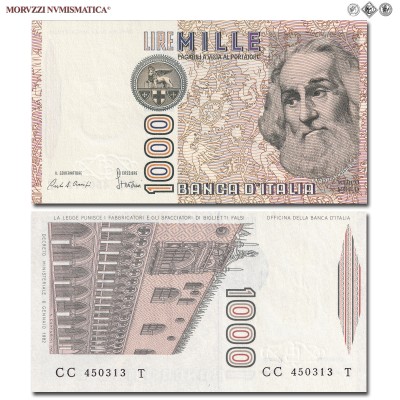 Repubblica Italiana, BANCA D'ITALIA, LIRE 1000, Marco Polo, 14.03.1984, Firme: Ciampi, Stevani, FDS, (Crapanzano 490) / banconote italiane (cartamoneta italiana da collezione - banconota da 1.000 lire) | Moruzzi Numismatica