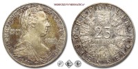 Austria, REPUBBLICA, SCELLINI 25, 250° anniversario della nascita di Maria Teresa, 1967, Zecca di Vienna (Münze Österreich), ARGENTO, FDC, (KM 2901) / Silbermünzen aus dem Republik Österreich FUENFUNDZWANZIG SCHILLING 250. Jahrestag der Geburt von Maria Theresia Wien Stempelglanz (World SILVER coins - monete mondiali europee commemorative austriache d'argento - moneta mondiale europea commemorativa austriaca) | Moruzzi Numismatica