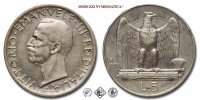 Regno d'Italia, VITTORIO EMANUELE III, LIRE 5, Aquilotto (Aquilino) - una rosetta, 1930, Zecca di Roma, ARGENTO, mBB, (Pagani 713) / monete italiane moderne d'argento (monete italiana moderna da collezione - Casa Savoia) | Moruzzi Numismatica