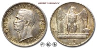 Regno d'Italia, VITTORIO EMANUELE III, LIRE 5, Aquilotto (Aquilino) - una rosetta, 1930, Zecca di Roma, ARGENTO, qSPL, (Pagani 713) / monete italiane moderne d'argento (monete italiana moderna da collezione - Casa Savoia) | Moruzzi Numismatica
