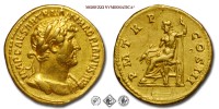 ADRIANO, AUREO, 119-122 d.C., P M TR P COS III Giove seduto con fulmine e scettro, Zecca di Roma, ORO, mBB, (R), (RIC 64) / monete romane imperiali antiche rare d'oro (moneta romana imperiale antica rara - aurei dell'Impero Romano) | Moruzzi Numismatica