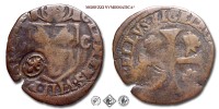 Stato Pontificio, CLEMENTE VIII, Aldobrandini, DOZZINA, *Senza data, Zecca di Carpentras, RAME, MB, (R), (Muntoni 136-137 var.) / monete papali pontificie rare (moneta papale pontificia rara da collezione) | Moruzzi Numismatica