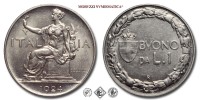 Regno d'Italia, VITTORIO EMANUELE III, BUONO DA 1 LIRA, Italia seduta, 1924, Zecca di Roma, NICHEL, FDC, (Pagani 778) / monete italiane moderne (moneta italiana moderna da collezione - Casa Savoia) | Moruzzi Numismatica