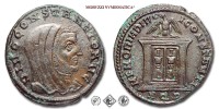 COSTANZO I Cloro, FOLLIS, 307-309/310 d.C., MEMORIA DIVI CONSTANTI / AQP altare sormontato da aquila frontale, Zecca di Aquileia, BRONZO, SPL, (R), (RIC 127/S) / monete romane imperiali antiche rare (moneta romana imperiale antica rara della Tetrarchia - Impero Romano) | Moruzzi Numismatica