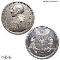 Stato Pontificio, BENEDETTO XV, Della Chiesa, MEDAGLIA ANNUALE IN ARGENTO, Canonizzazioni del 1920 - Santa Giovanna d'Arco, 1920 AN VI, Opus Aurelio Mistruzzi, FDC, (NC), (Bartolotti E920) / medaglie papali pontificie annuali d'argento | Moruzzi Numismatica