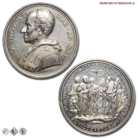 Stato Pontificio, LEONE XIII, Pecci, MEDAGLIA ANNUALE IN ARGENTO, Commissione per gli studi biblici, AN XXVI (1903), Opus Francesco Bianchi, qFDC, (NC), (Bartolotti E903) / medaglie papali pontificie annuali d'argento | Moruzzi Numismatica