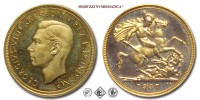 Regno Unito di Gran Bretagna, GIORGIO VI, STERLINA, 1937, Royal Mint (Tower Hill), ORO, FS, (R), (Spink 4076) / George VI King of the United Kingdom (UK) Proof GOLD Sovereign Pound sterling World & British coins (monete mondiali europee inglesi moderne rare d'oro - moneta mondiale europea inglese moderna rara da collezione) | Moruzzi Numismatica