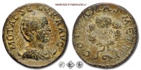 OTACILIA SEVERA, BRONZO, 244-249 d.C., OL #D#AMASO METROPO / CEBA CMIA in due linee entro corona. Sotto testa di ariete, Zecca di Damasco, BB, (R), (Rosenberger, 42var.) / monete romane imperiali provinciali antiche rare (moneta romana imperiale antica rara - Impero Romano) | Moruzzi Numismatica