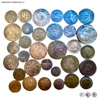 Stato Pontificio e Vaticano, Lotto di 32 monete in rame, Senza data, MB/mBB / monete papali pontificie vaticane da collezione | Moruzzi Numismatica