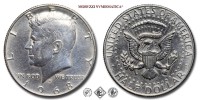 Stati Uniti d'America, DOLLARO 1/2, Kennedy, 1968, Zecca di Denver, ARGENTO, SPL, (KM 202a) USA - United States of America Silver Half Dollar COINS (monete mondiali moderne da collezione - mezzi dollari americani - moneta mondiale moderna d'argento) | Moruzzi Numismatica