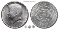 Stati Uniti d'America, DOLLARO 1/2, Kennedy, 1964, Zecca di Philadelphia, ARGENTO, q​​​​​​​FDC, (KM 202) / USA - United States of America Silver Half Dollar COINS (monete mondiali moderne da collezione - mezzi dollari americani - moneta mondiale moderna d'argento) | Moruzzi Numismatica