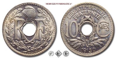 Francia, TERZA REPUBBLICA, CENTESIMI 25, Lindauer, 1930, Zecca di Parigi, NICHEL, FDC, (Gadoury 380) / France Troisième République 25 Centimes Monnaie de Paris pièces de monnaies françaises (World coins - monete mondiali europee francesi - moneta mondiale europea francese da collezione) | Moruzzi Numismatica