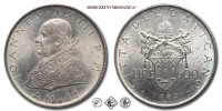 Città del Vaticano, GIOVANNI XXIII, Roncalli, LIRE 500, 1960 AN II, Zecca di Roma, ARGENTO, FDC, (Pagani 853) / monete papali pontificie vaticane d'argento (moneta papale pontificia vaticana da collezione) | Moruzzi Numismatica