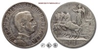 Regno d'Italia, VITTORIO EMANUELE III, LIRA, Quadriga veloce, 1913, Zecca di Roma, ARGENTO, mBB, (Pagani 772) / monete italiane moderne d'argento (moneta italiana moderna da collezione - Casa Savoia) | Moruzzi Numismatica