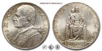 Città del Vaticano, PIO XI, Ratti, LIRE 10, 1937 A XVI, Zecca di Roma, ARGENTO, qFDC, (Pagani 630) / monete papali pontificie vaticane d'argento (moneta papale pontificia vaticana da collezione) | Moruzzi Numismatica