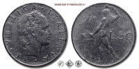 Repubblica Italiana, LIRE 50, Vulcano - I tipo, 1958, Zecca di Roma, ACMONITAL, qBB, (R), (Pagani 2205) / monete italiane moderne rare (moneta italiana moderna rara da collezione) | Moruzzi Numismatica