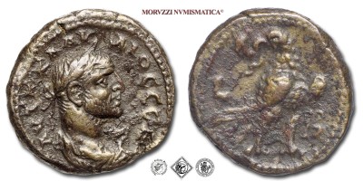 CLAUDIO II, NUMMO, 270 d.C., Aquila con corona nel becco, Zecca di Alessandria, BRONZO, mBB, (Dattari 5414) / monete romane imperiali provinciali antiche (moneta romana imperiale provinciale antica - Impero Romano) | Moruzzi Numismatica