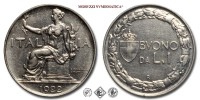 Regno d'Italia, VITTORIO EMANUELE III, BUONO DA 1 LIRA, Italia seduta, 1922, Zecca di Roma, NICHEL, FDC, (Pagani 776) / monete italiane moderne (moneta italiana moderna da collezione - Casa Savoia) | Moruzzi Numismatica