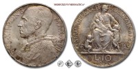 Città del Vaticano, PIO XII, Pacelli, LIRE 10, 1945 A VII, Zecca di Roma, ARGENTO, qFDC, (RRR), (Pagani 741) / monete papali vaticane rare d'argento (moneta papale vaticana rara da collezione) | Moruzzi Numismatica