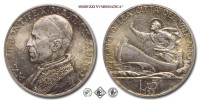 Città del Vaticano, PIO XII, Pacelli, LIRE 5, 1939 ANNO I, Zecca di Roma, ARGENTO, ​​​​​​​FDC, (Pagani 754) / monete papali vaticane d'argento (moneta papale vaticana da collezione) | Moruzzi Numismatica