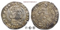 Regno di Napoli, FERDINANDO I D'ARAGONA, CORONATO, 1458-1494, ° IVSTA ° TV ENDA٭° l’Arcangelo Michele, nimbato, in armi, con lo scudo a rotella e lancia terminante con banderuola, stante di fronte trafigge il drago ai suoi piedi, Zecca di Napoli, ARGENTO, SPL, (Pannuti-Riccio 17) / monete italiane preunitarie moderne (moneta napoletana d'argento - monete napoletane - monete aragonesi da collezione) | Moruzzi Numismatica