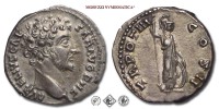 MARCO AURELIO, Cesare, DENARIO, 148-149 d.C., TR POT III COS II Minerva galeata con lancia nella destra poggia la sinistra sullo scudo a terra, Zecca di Roma, ARGENTO, SPL, (RIC 444) / monete romane imperiali antiche d'argento (moneta romana imperiale antica della dinastia degli Antonini - Impero Romano) | Moruzzi Numismatica