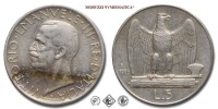 Regno d'Italia, VITTORIO EMANUELE III, LIRE 5, Aquilotto (Aquilino) - una rosetta, 1928, Zecca di Roma, ARGENTO, mBB, (Pagani 711) / monete italiane moderne d'argento (moneta italiana moderna da collezione - Casa Savoia) | Moruzzi Numismatica