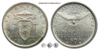 Città del Vaticano, SEDE VACANTE 1963, LIRE 500, Card. Aloisi Masella, Zecca di Roma, ARGENTO, FDC, (Pagani 980) / monete papali pontificie vaticane d'argento (moneta papale pontificia vaticana delle Sedi Vacanti) | Moruzzi Numismatica