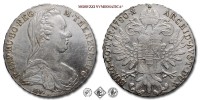Austria, MARIA TERESA, TALLERO RICONIO, 1780, Zecca di Vienna, ARGENTO, q​​​​​​​SPL, (KM T1) / Silbertaler von Maria Theresia von Österreich (Maria Theresa of Austria Silver Thaler - World coins - monete mondiali europee austriache d'argento - moneta mondiale europea austriaca - talleri da collezione) | Moruzzi Numismatica