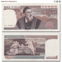 Repubblica Italiana, BANCA D'ITALIA, LIRE 20000, Tiziano, 21.02.1975, Firme: Carli, Barbarito, FDS, (Crapanzano 594) / banconote italiane (cartamoneta italiana - biglietti da collezione - banconota da 20.000 lire) | Moruzzi Numismatica