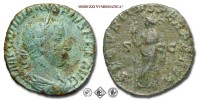 GORDIANO III Pio, SESTERZIO, 244 d.C., SECVRITAS PERPET / S C la Securitas con scettro si appoggia con il gomito ad una colonna, Zecca di Roma, BRONZO, BB, (RIC 336) / monete romane imperiali antiche (moneta romana imperiale antica - Impero Romano) | Moruzzi Numismatica