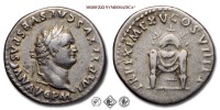 TITO, DENARIO, 80 d.C., TR P IX IMP XV COS VIII P P fulmine alato su trono, Zecca di Roma, ARGENTO, BB, (RIC 119) / monete romane imperiali antiche d'argento (moneta romana imperiale antica della dinastia Flavia - Impero Romano) | Moruzzi Numismatica