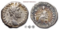 COMMODO, DENARIO, 192 d.C., P M TR P XVII IMP VIII COS VII P P la Pietas seduta protende la destra verso un bambino e tiene lo scettro con la sinistra, Zecca di Roma, ARGENTO, BB, (RIC 236) / monete romane imperiali antiche d'argento (moneta romana imperiale antica - Impero Romano) | Moruzzi Numismatica