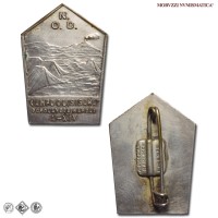 Italia, VENTENNIO FASCISTA, OND, DISTINTIVO, A XIV, CAMPO QUISISANA DOPOLAVORO NAPOLI, mSPL, (NC) / distintivi italiani fascisti del Ventennio Fascista da collezione (epoca fascista - fascismo italiano) | Moruzzi Numismatica