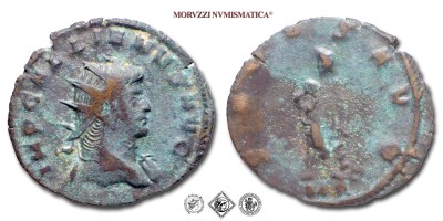 GALLIENO, ANTONINIANO, 253-268 d.C., SALVS AVG MS la Salus in atto di nutrire un serpente, Zecca di Mediolanum, ARGENTO, BB, (RIC 512a) / monete romane imperiali antiche d'argento (moneta romana imperiale antica - Impero Romano) | Moruzzi Numismatica