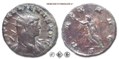 GALLIENO, ANTONINIANO, 253-268 d.C., PAX AVG / S la Pax stante con ramoscello di olivo e scettro, Zecca di Mediolanum, BRONZO, BB, (RIC 501) / monete romane imperiali antiche (moneta romana imperiale antica - Impero Romano) | Moruzzi Numismatica