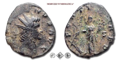 GALLIENO, ANTONINIANO, 253-268 d.C., PAX AVG / S la Pax stante con ramoscello di olivo e scettro, Zecca di Mediolanum, BRONZO, qBB, (RIC 502) / monete romane imperiali antiche (moneta romana imperiale antica - Impero Romano) | Moruzzi Numismatica