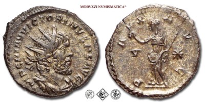 VITTORINO, ANTONINIANO, 268-270 d.C., PAX AVG / V - * la Pax tiene un ramoscello e lo scettro, Zecca di Colonia, BRONZO, SPL, (R), (RIC 118/S) / monete romane imperiali antiche rare (moneta romana imperiale antica rara - Impero Romano) | Moruzzi Numismatica