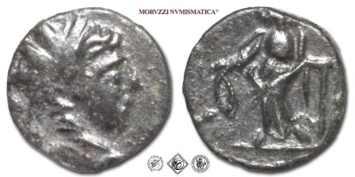 Vandali, TRASAMUNDO, NUMMUS, 496-523 d.C., la Vittoria stante con corona, Zecca di Cartagine, BRONZO, BB, (BMC Vandals 33-36) / monete barbariche antiche (moneta barbarica antica da collezione) | Moruzzi Numismatica
