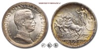 Regno d'Italia, VITTORIO EMANUELE III, LIRE 2, Quadriga briosa, 1914, Zecca di Roma, ARGENTO, FDC, (Pagani 737) / monete italiane moderne d'argento (moneta italiana moderna da collezione - Casa Savoia) | Moruzzi Numismatica