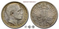 Regno d'Italia, VITTORIO EMANUELE III, LIRE 2, Aquila sabauda, 1902, Zecca di Roma, ARGENTO, mBB, (R), (Pagani 726) / monete italiane moderne rare d'argento (moneta italiana moderna rara da collezione - Casa Savoia) | Moruzzi Numismatica