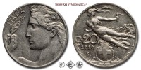 Regno d'Italia, VITTORIO EMANUELE III, CENTESIMI 20, Libertà librata, 1919, Zecca di Roma, NICHEL, mSPL, (NC), (Pagani 836) / monete italiane moderne (moneta italiana moderna - Casa Savoia) | Moruzzi Numismatica